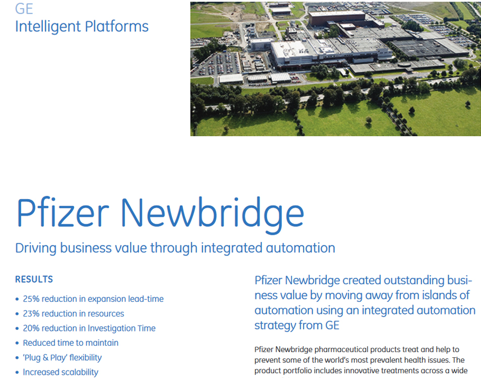 Applikation Pfizer in Newbridge